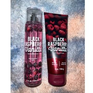 Black Raspberry Vanilla bath & body works Fragrance and Body Cream